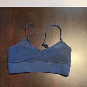 Alo Yoga Navy Blue Sports Bra